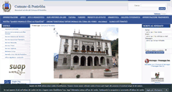 Desktop Screenshot of comune.pontebba.ud.it