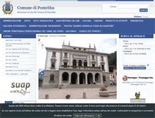 Tablet Screenshot of comune.pontebba.ud.it